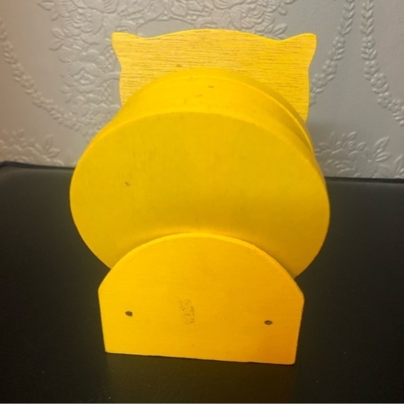 Vintage cute kitsch owl coaster holder granny chic retro - Picture 3 of 8